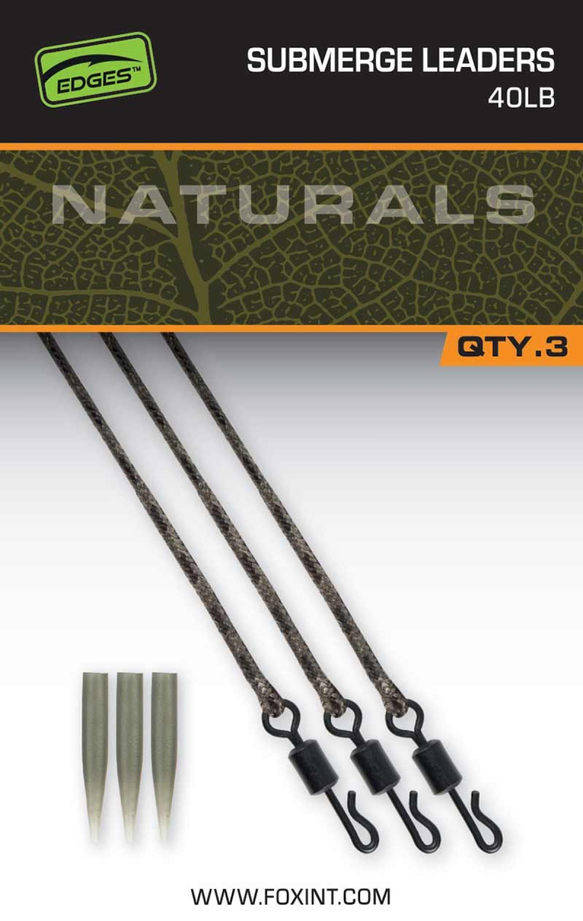 Fox EDGES™ Naturals Submerge Leaders