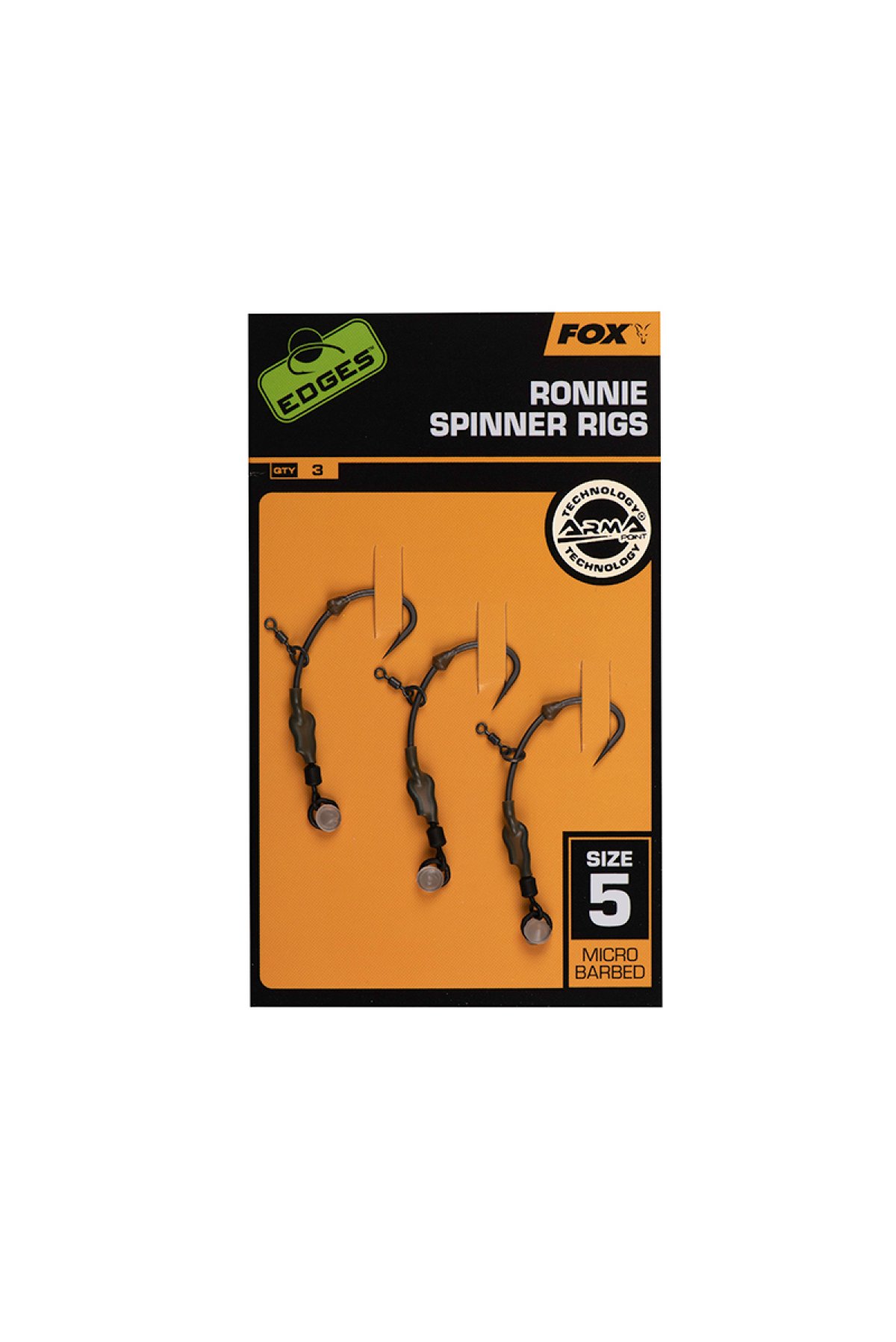 Fox EDGES™ Ronnie Spinner Rigs x3