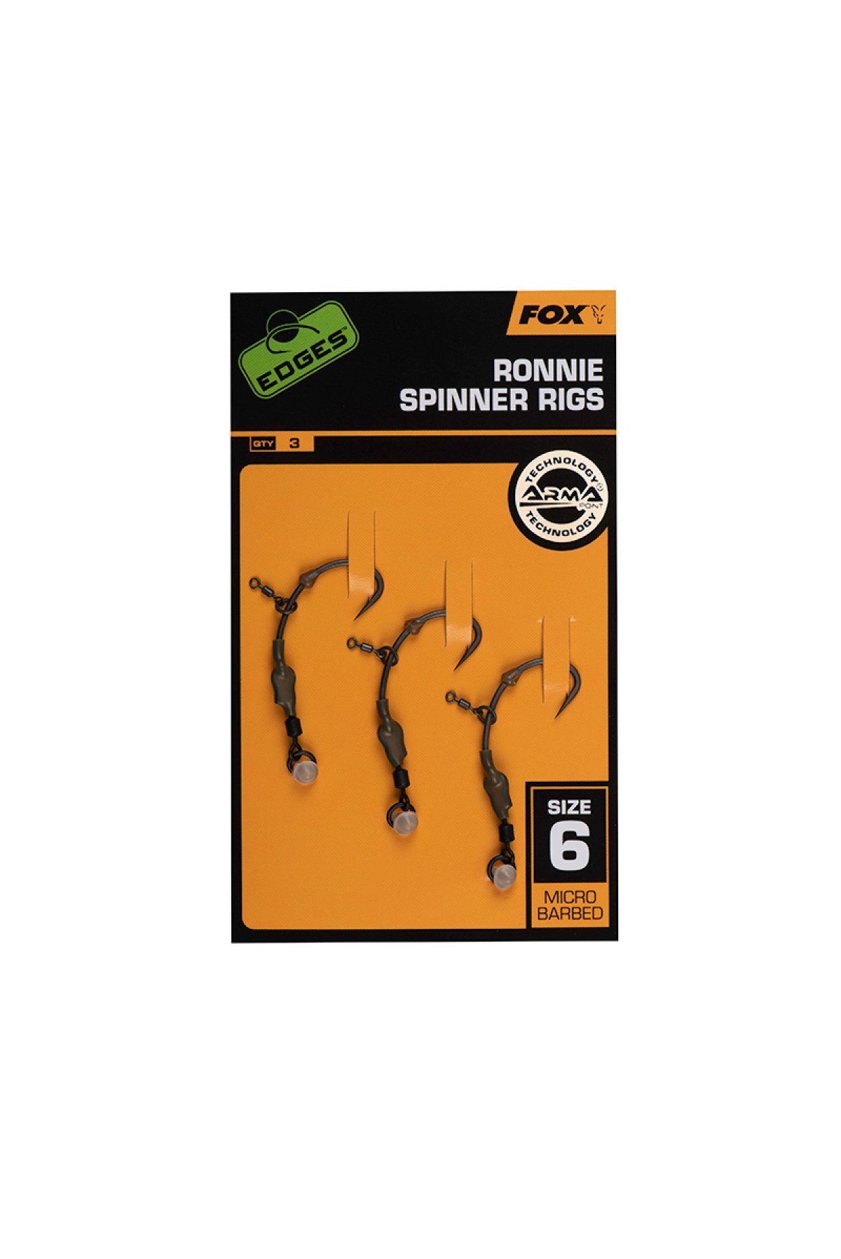 Fox EDGES™ Ronnie Spinner Rigs x3