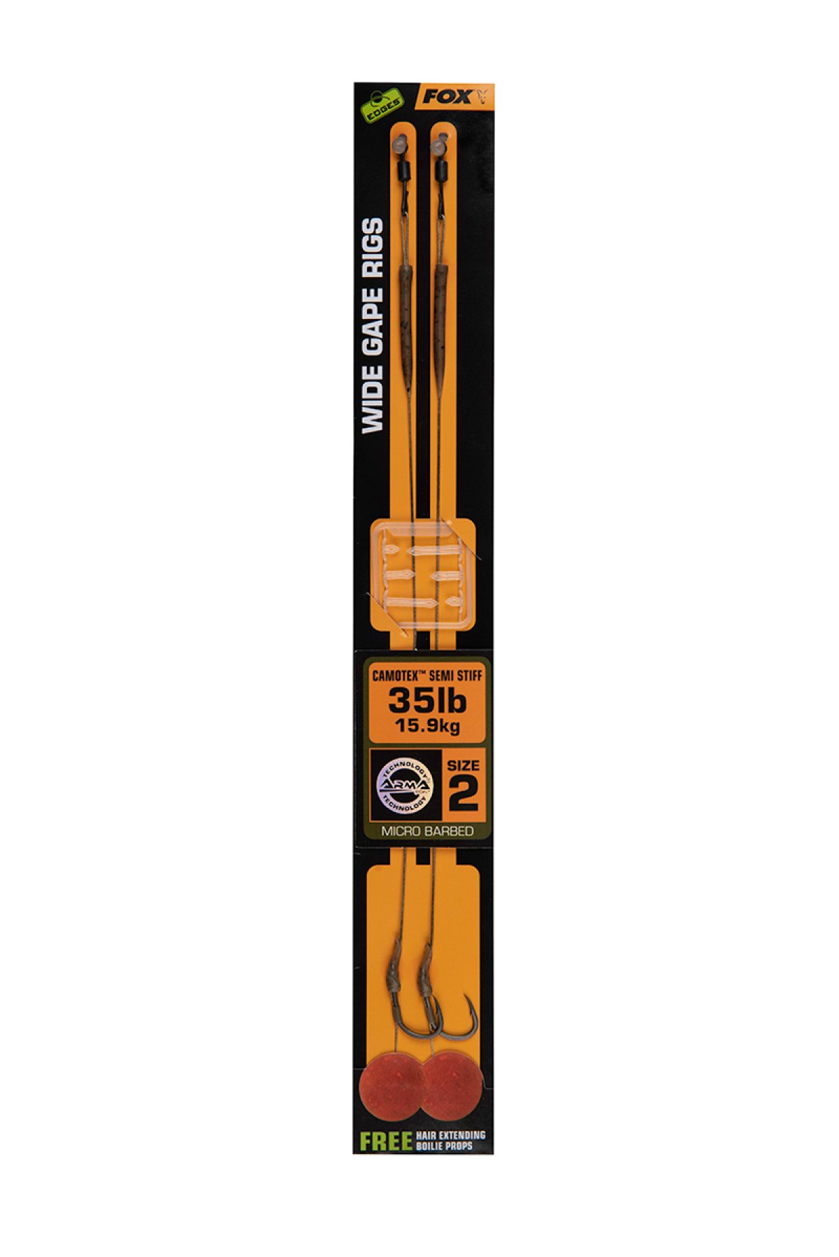 Fox EDGES™ Wide Gape Rigs 