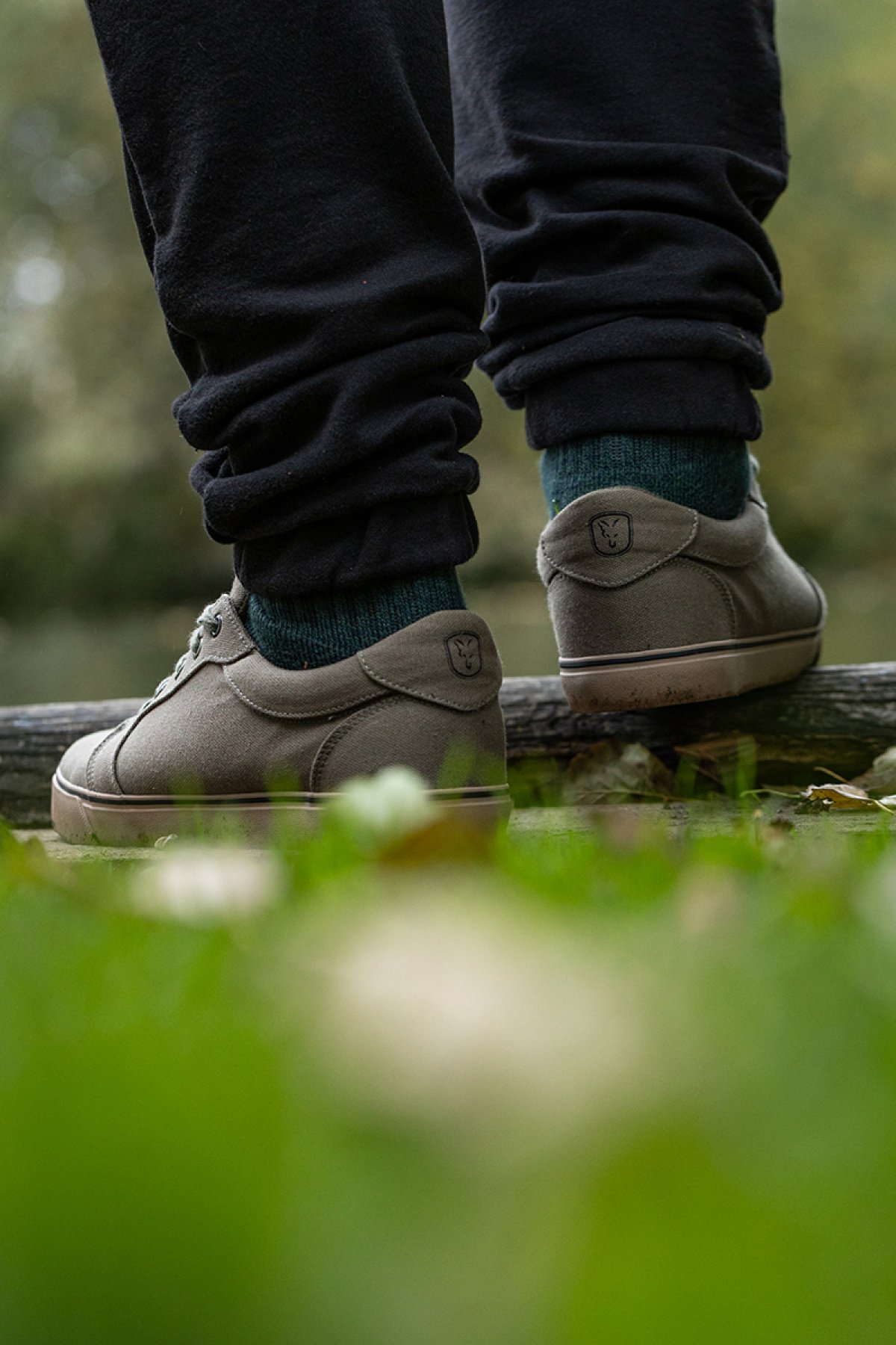 Fox Khaki Canvas Shoe