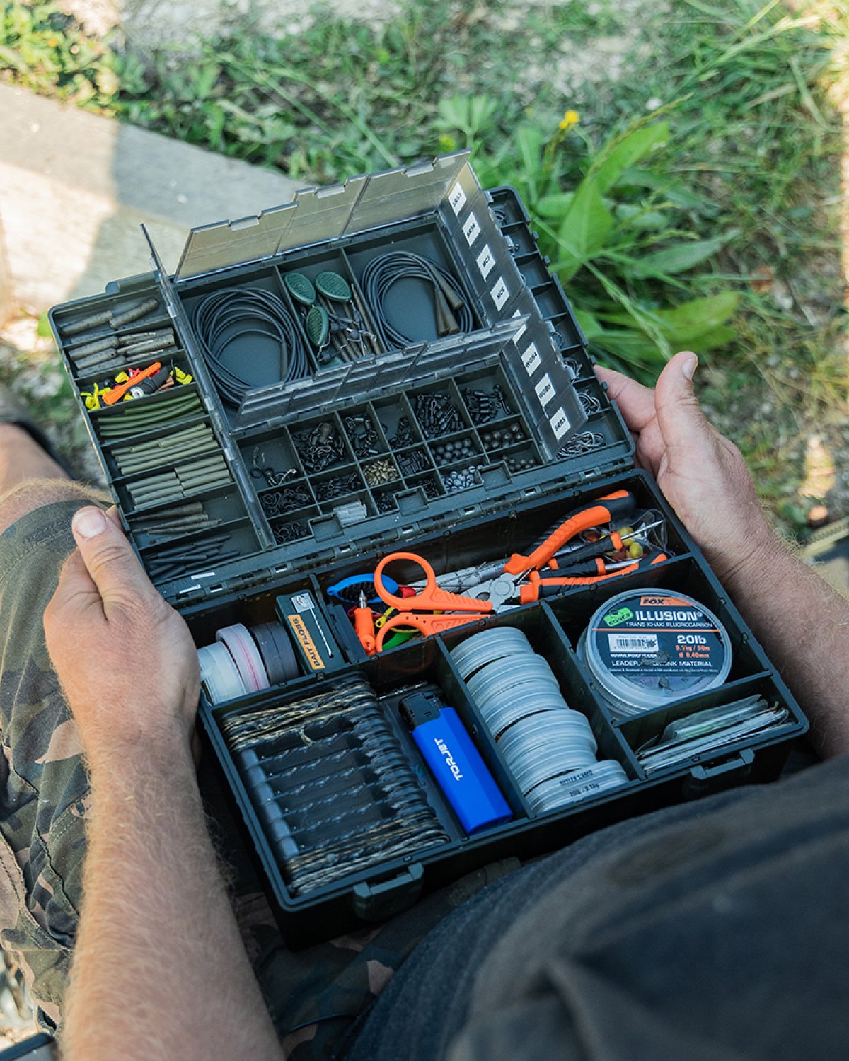 Fox “Loaded” Medium Tackle box 