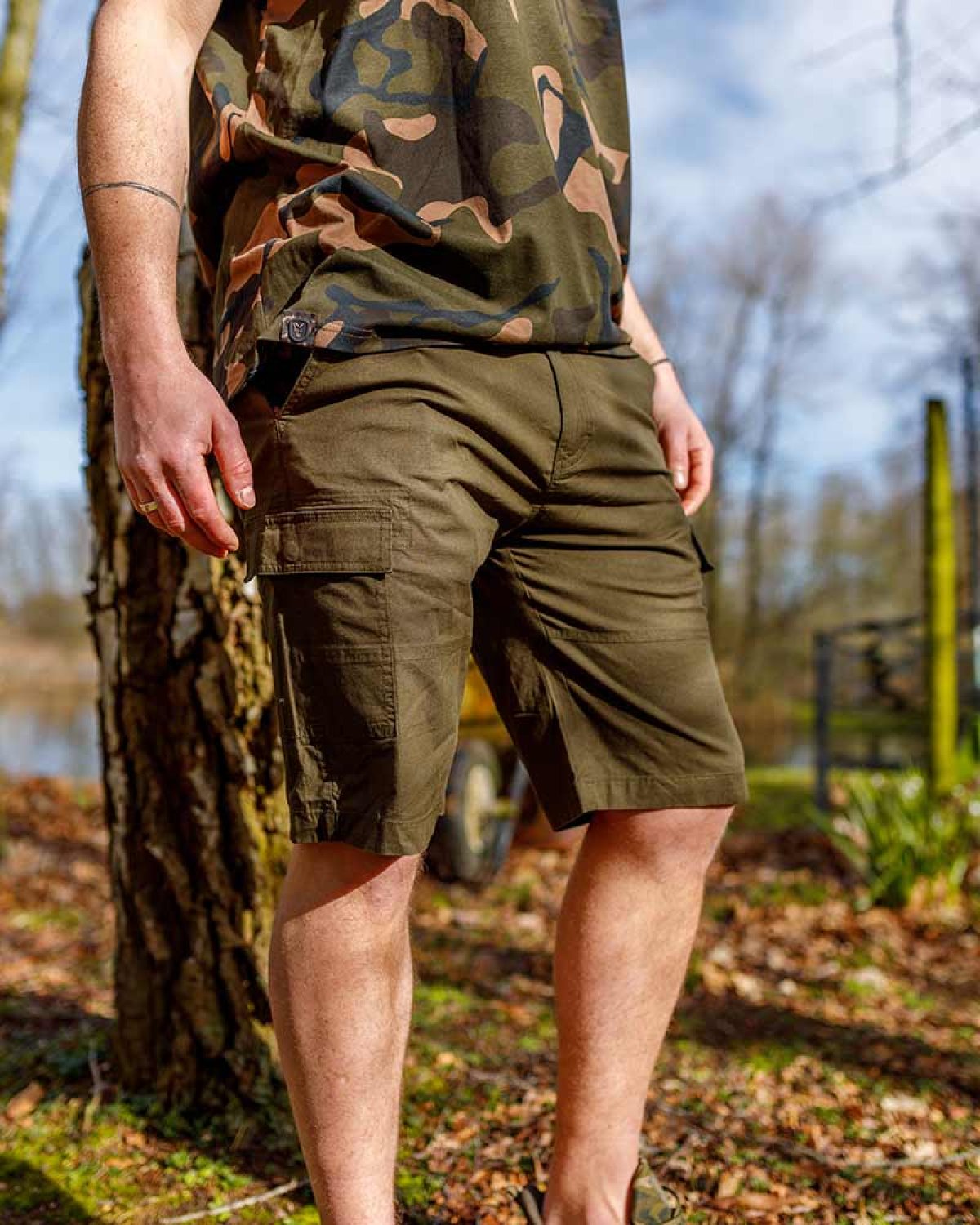 Fox LW Khaki Combat Shorts