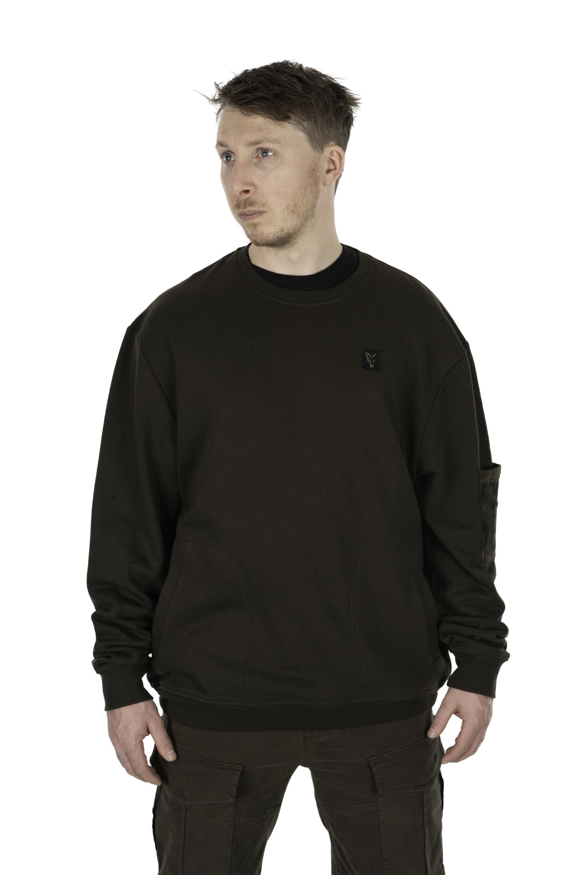  Fox LW Khaki Pullover