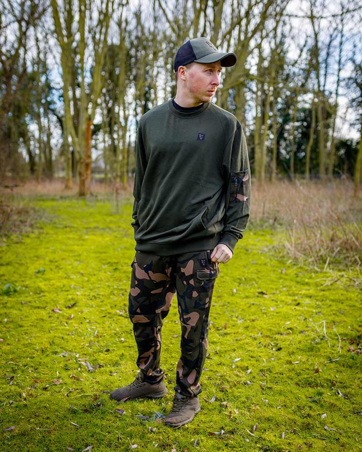  Fox LW Khaki Pullover