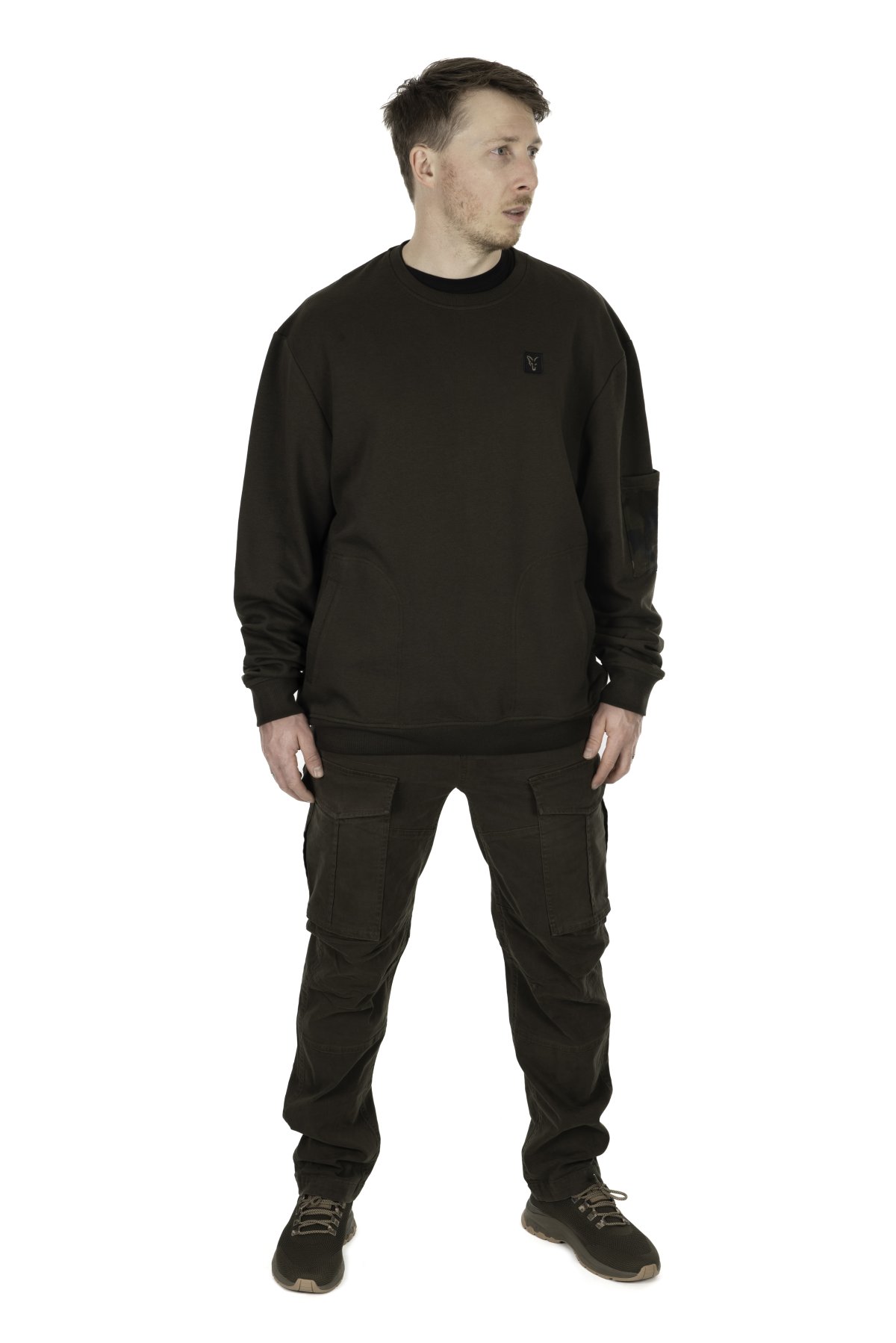  Fox LW Khaki Pullover
