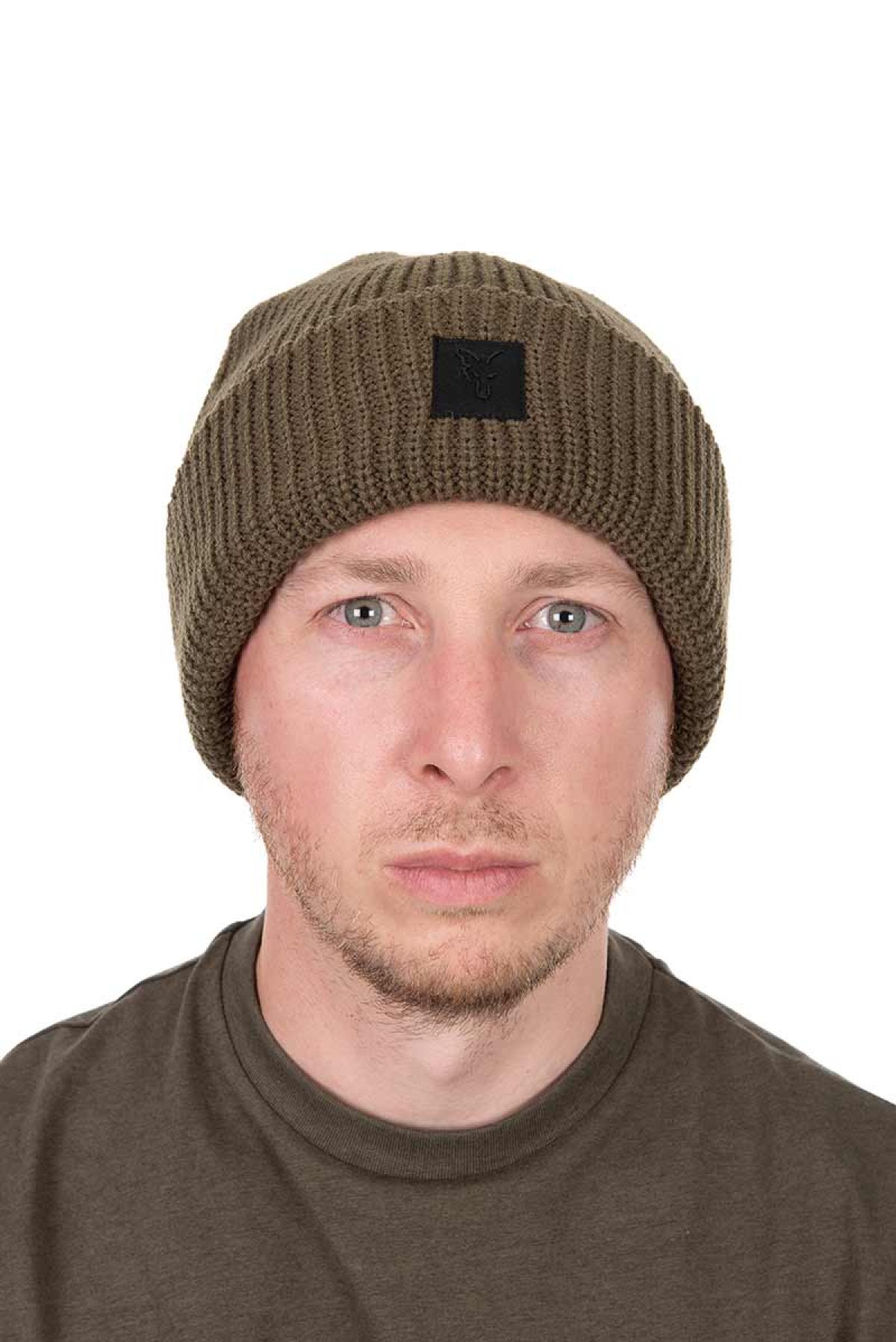 Fox Olive Merino Blend Beanie Hat