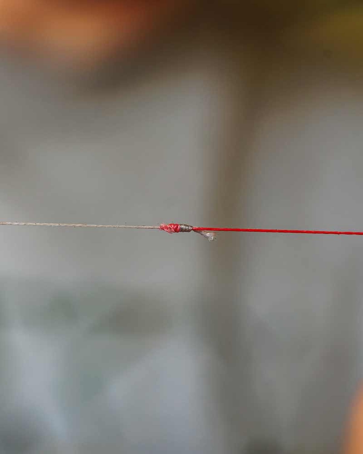 Fox Spomb Tapered Braided Leaders Red & Black