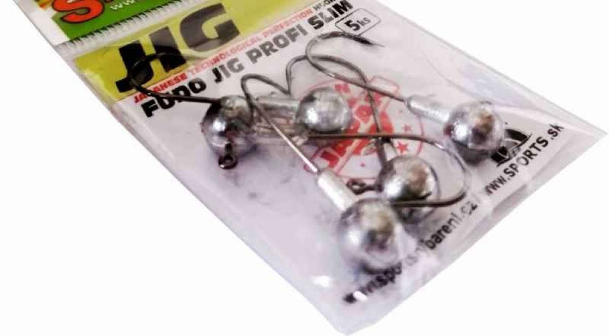 FUDO JIG PROFI Slim s nálitkem 4/0 balení 5ks 10g