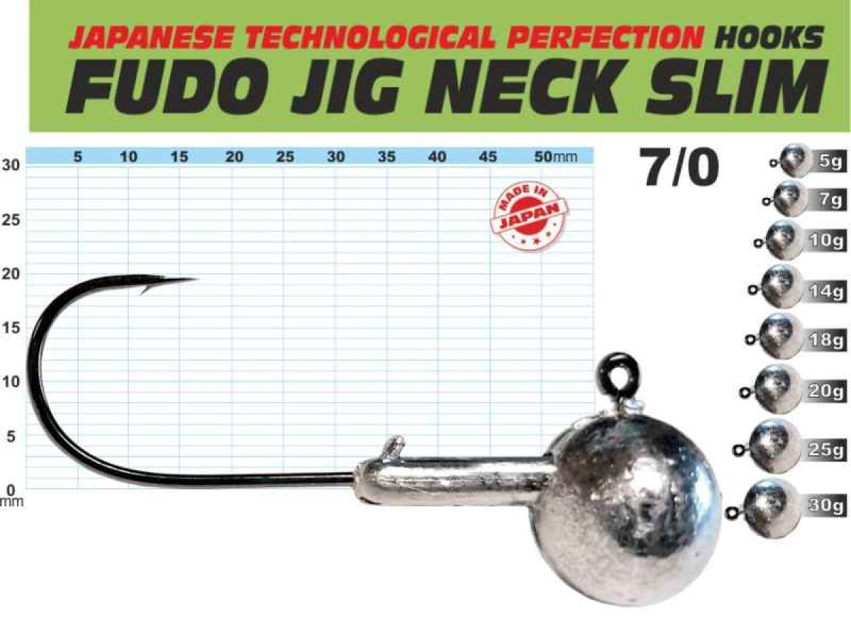 FUDO JIG PROFI Slim s nálitkem 7/0 balení 3ks 20g