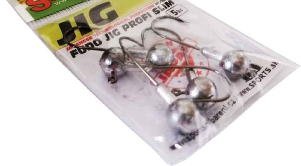 FUDO JIG PROFI Slim s nálitkem 7/0 balení 3ks 30g