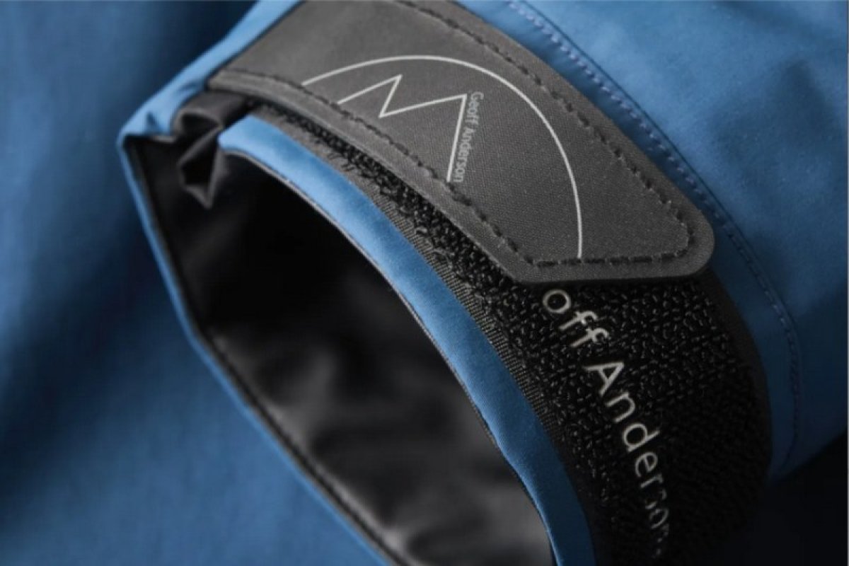 Geoff Anderson bunda DOZER Light modrá+kalhoty URUS LIGHT černé set L 1382