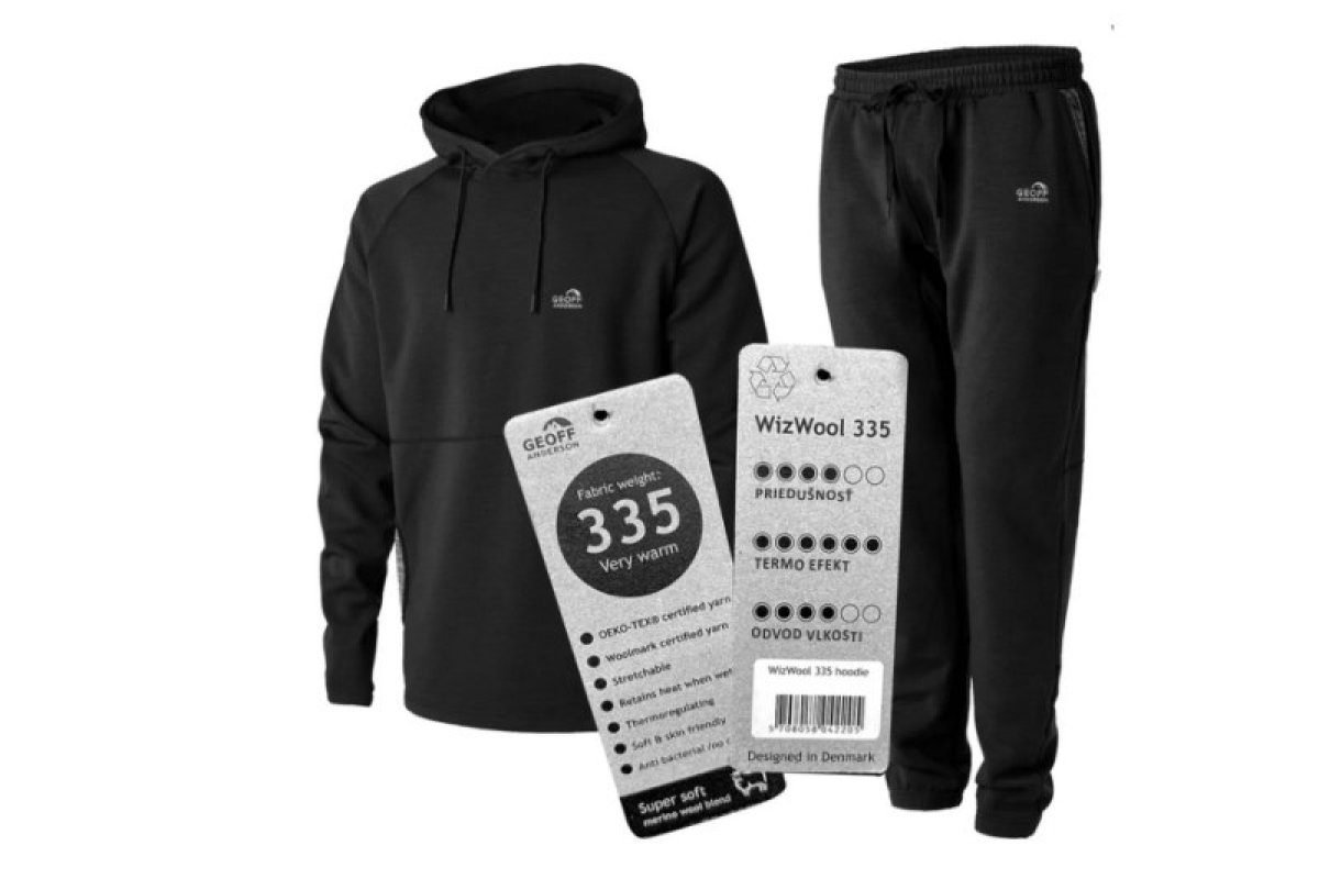 Geoff Anderson WizWool 335 mikina s kapucí + teplákové kalhoty XL 1409