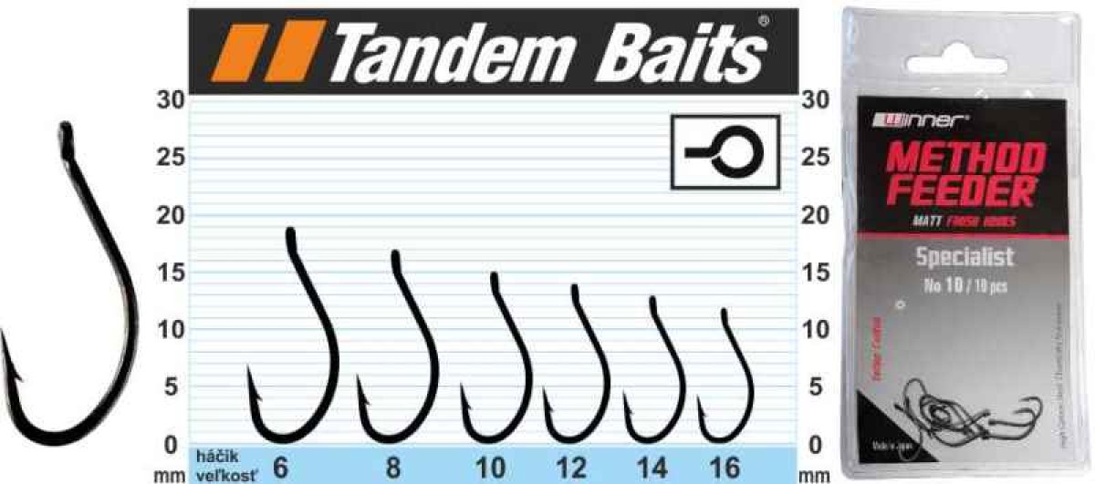 Háček - Matt Finish Method Feeder Hook Specialist 10ks č.10