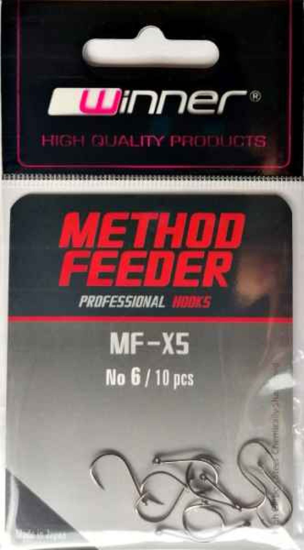 Háček - Profi Method Feeder MF X5 / 10ks balení vel. 12