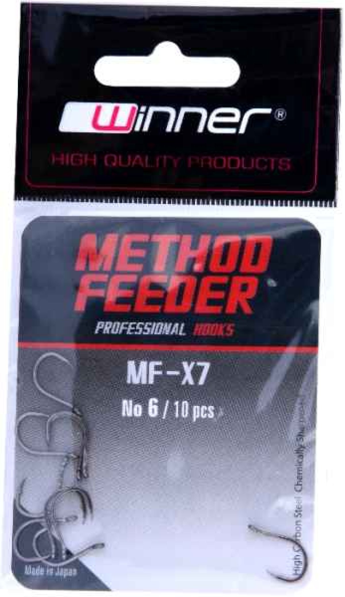 Háček - Profi Method Feeder MF X7 / 10ks balení vel.14