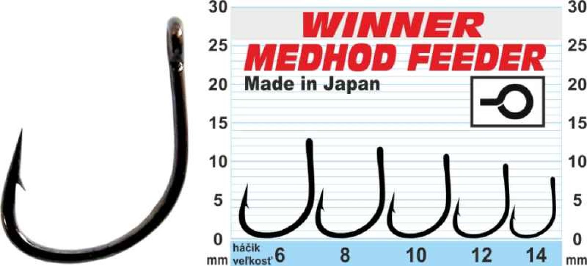 Háček - Profi Method Feeder MF X9 / 10ks balení vel.10