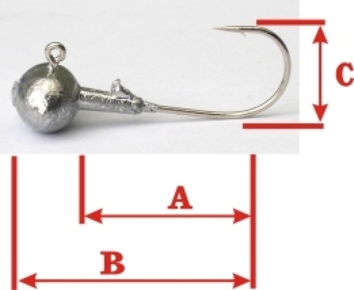 Jig Koule s krčkem 17g-4/0