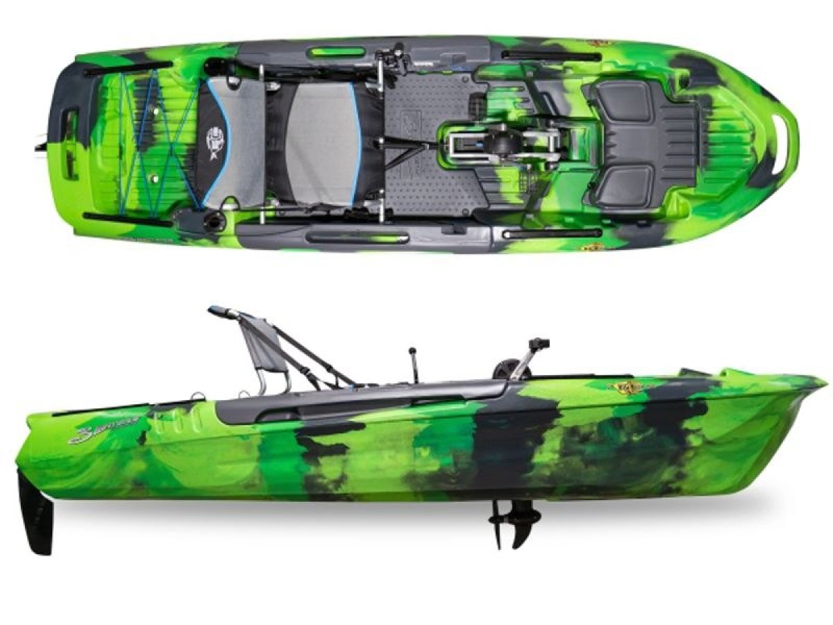 Kajak BIG FISH 108 PROFISH DRIVE 335cm Green Flash