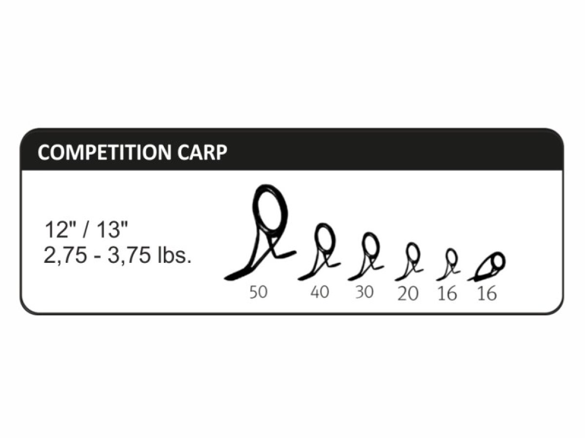 Kaprové pruty SPORTEX Competition Carp CS-4 2-díl 2ks: 12ft/2,75lbs. M80