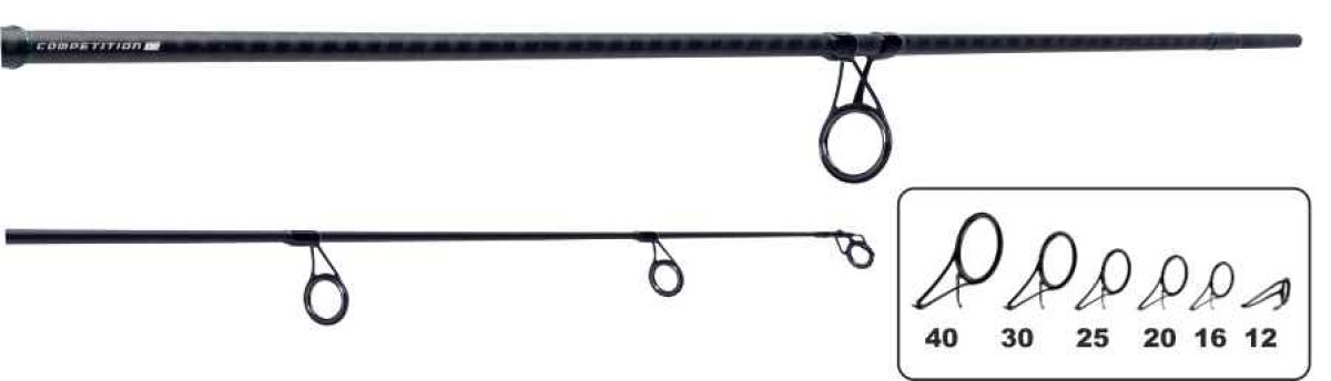 Kaprové pruty SPORTEX Competition CS-4 Breakout 2ks: 13ft-399cm. 3,75lb. M80