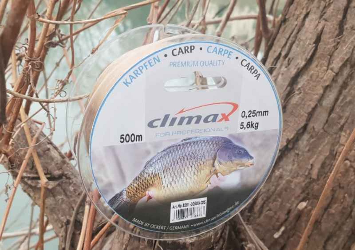 Kaprový silon CLIMAX Profesional Carp 0,25mm / 5,6kg / 400m Kaprový silon CLIMAX Profesional Carp 0,25mm / 5,6kg / 400m