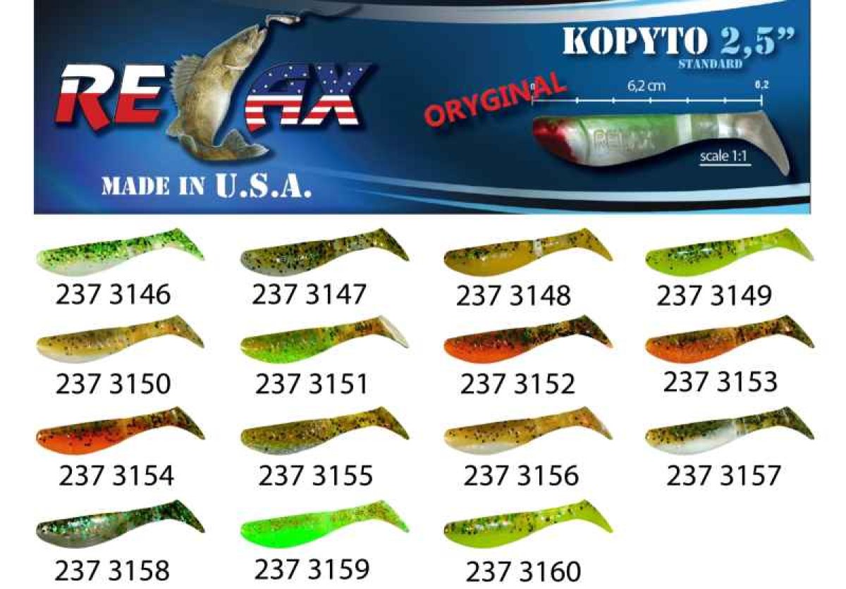 kopyto RK 2,5 (6,2cm) cena 1ks/bal10ks 3148