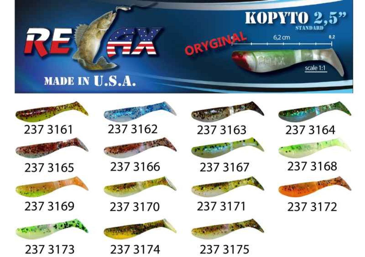 kopyto RK 2,5 (6,2cm) cena 1ks/bal10ks 3166