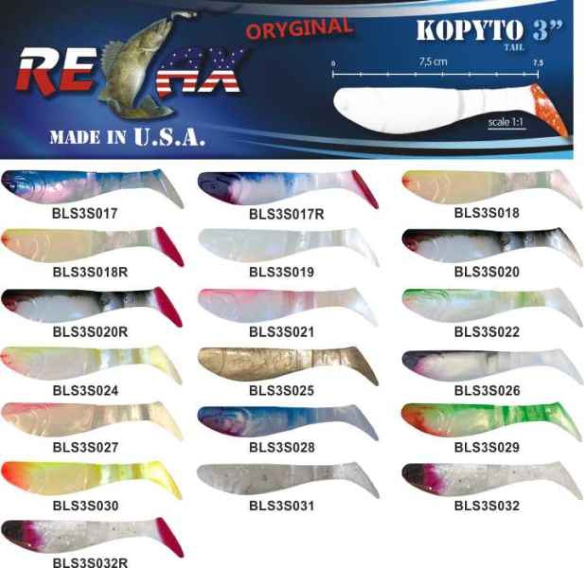 kopyto RK3-7,5cm 10ks v bal. barva 0018