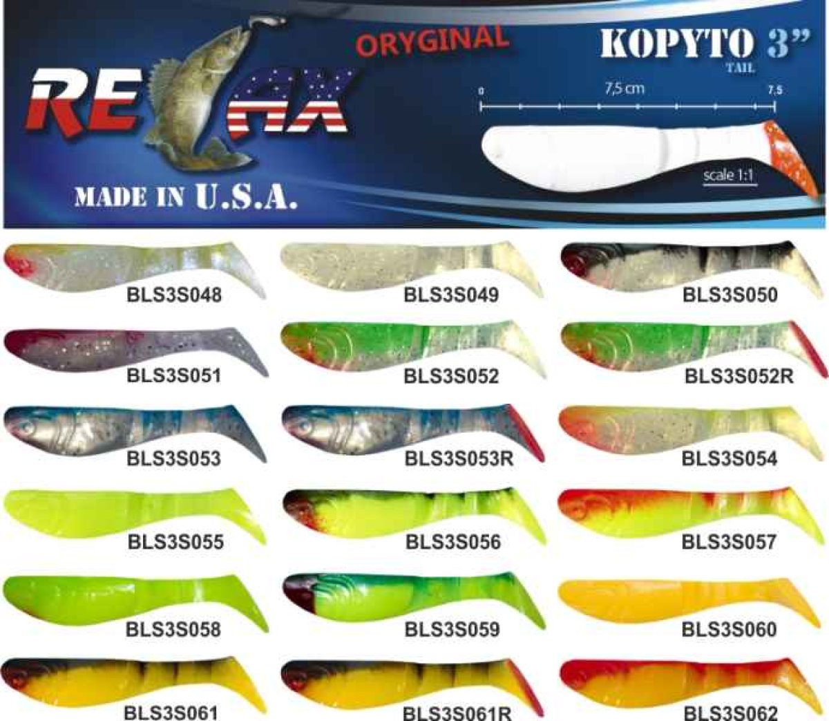 kopyto RK3-7,5cm 10ks v bal. barva 0058
