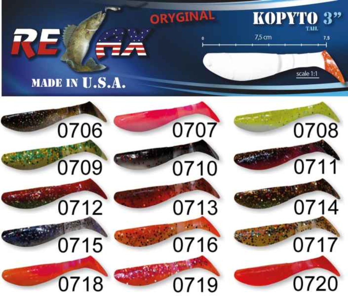 kopyto RK3-7,5cm 10ks v bal. barva 0713