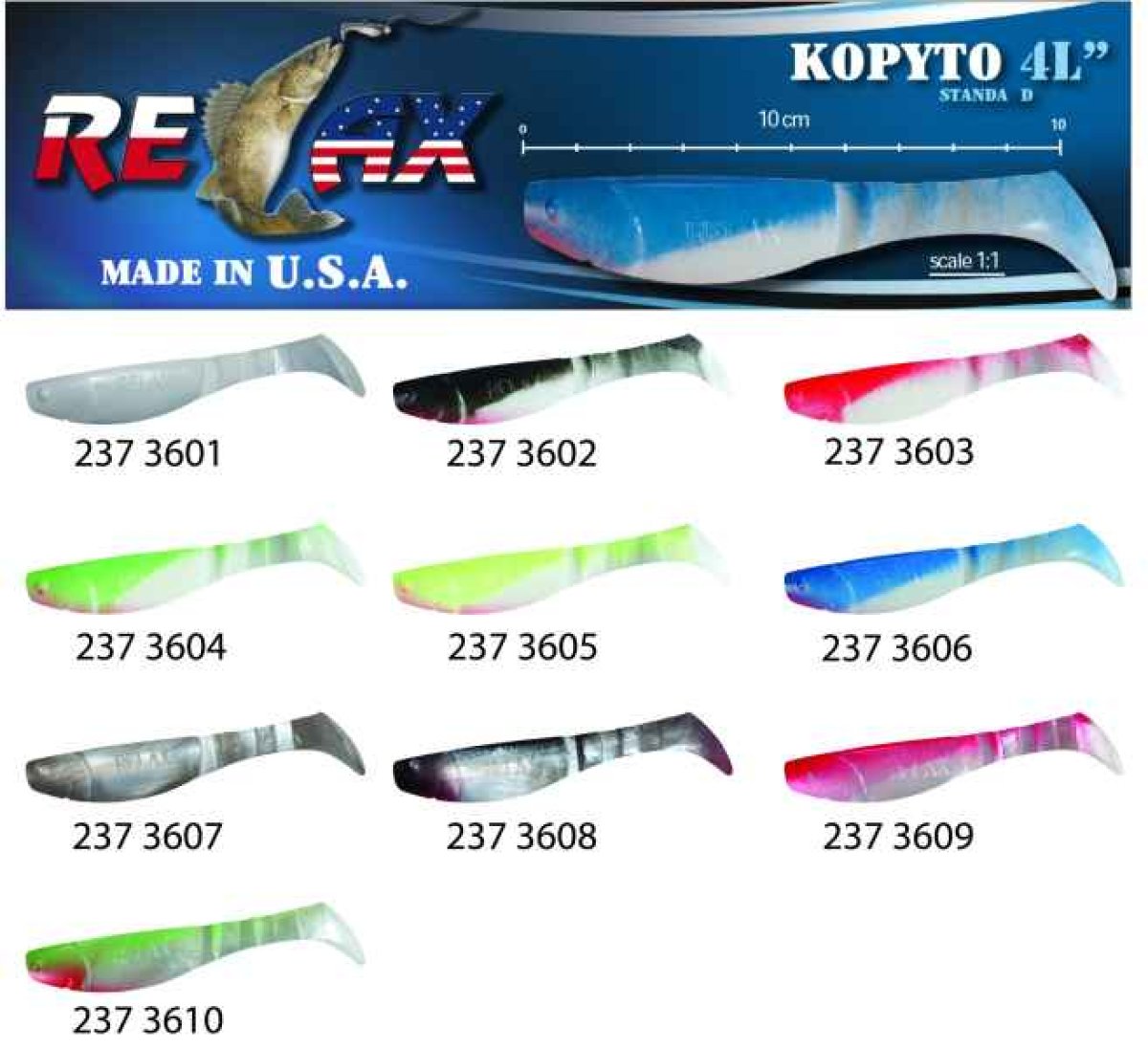 kopyto RK4-10cm - přívlačová nástraha 3607