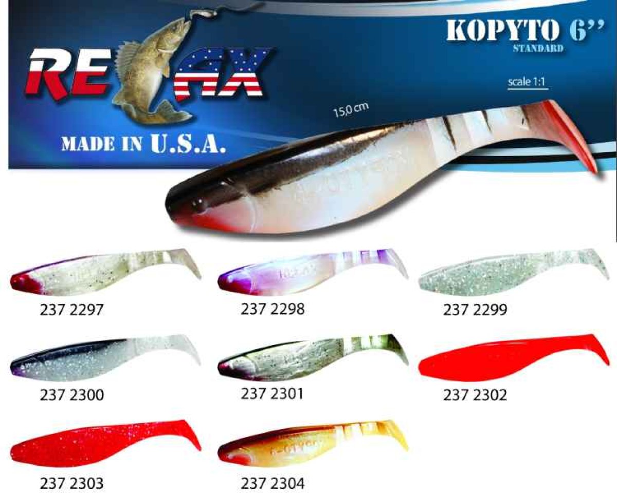 kopyto RK6 (15cm) cena 1ks/bal5ks 2304 červený ocásek