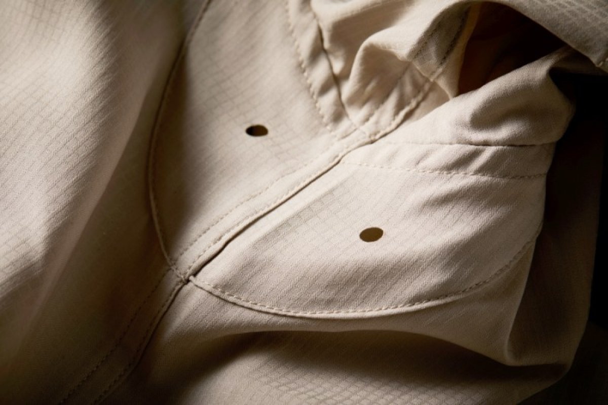 Košile s dlouhým rukávem Ezmar Light khaki XL