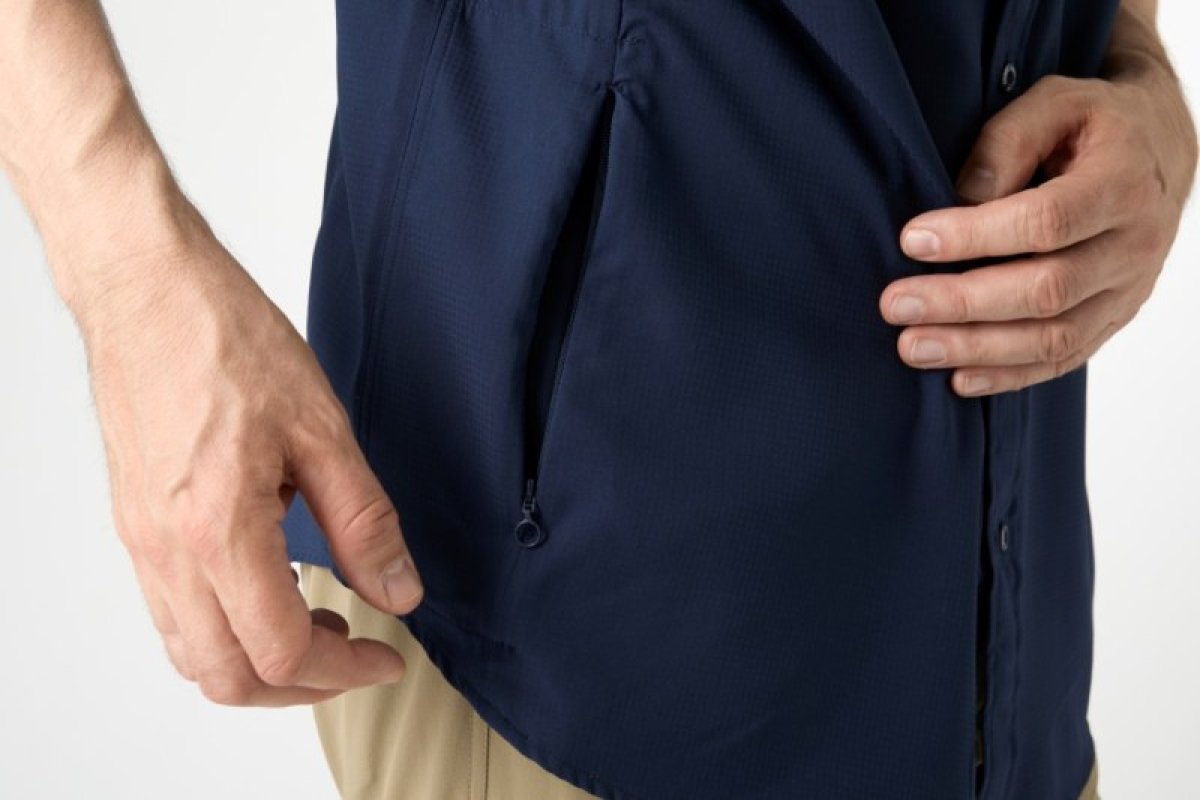 Košile s dlouhým rukávem Ezmar Light modrá XXXL