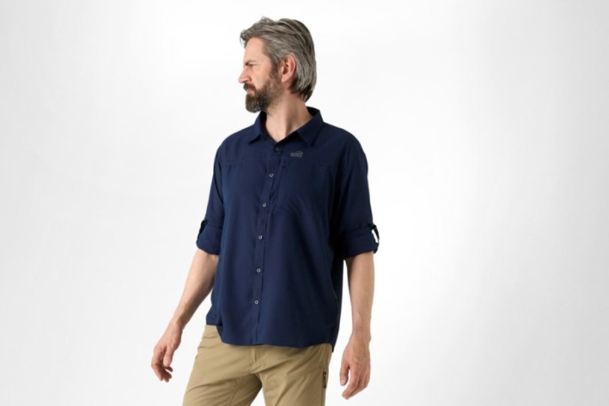 Košile s dlouhým rukávem Ezmar Light modrá XXXL