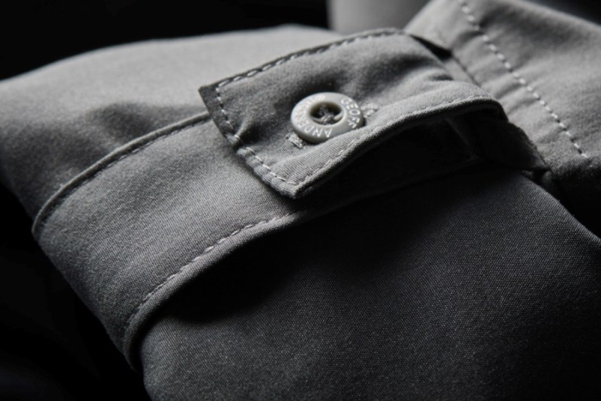 Košile s dlouhým rukávem Ezmar mid weight soft šedá 3XL