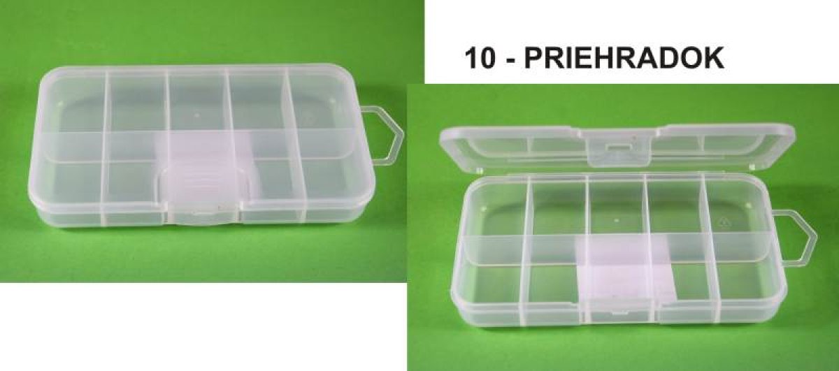 Krabička 16,5x9,5x2,5cm, 1 přihrádka