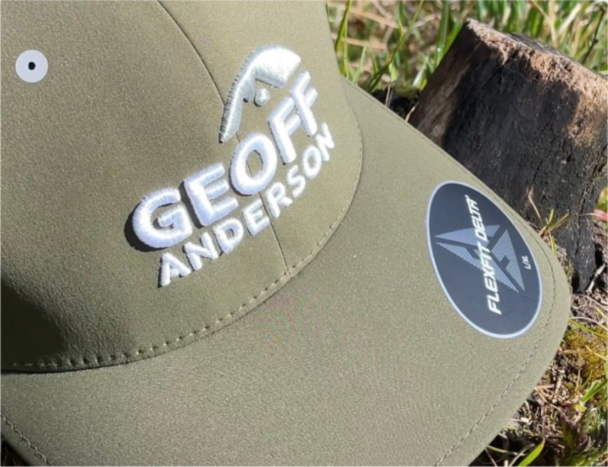 Kšiltovka Geoff Anderson Flexfit Delta zelená 3D logo L/XL Kšiltovka Geoff Anderson Flexfit Delta zelená 3D logo L/XL
