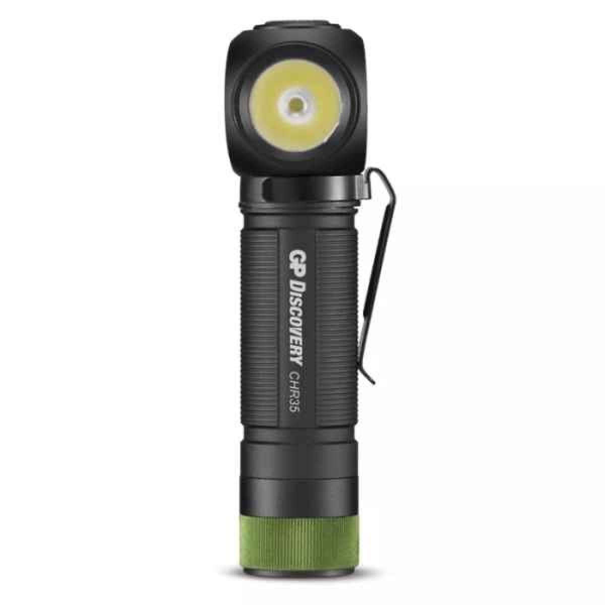 LED nabíjecí čelovka GP Discovery CHR35, 600 lm