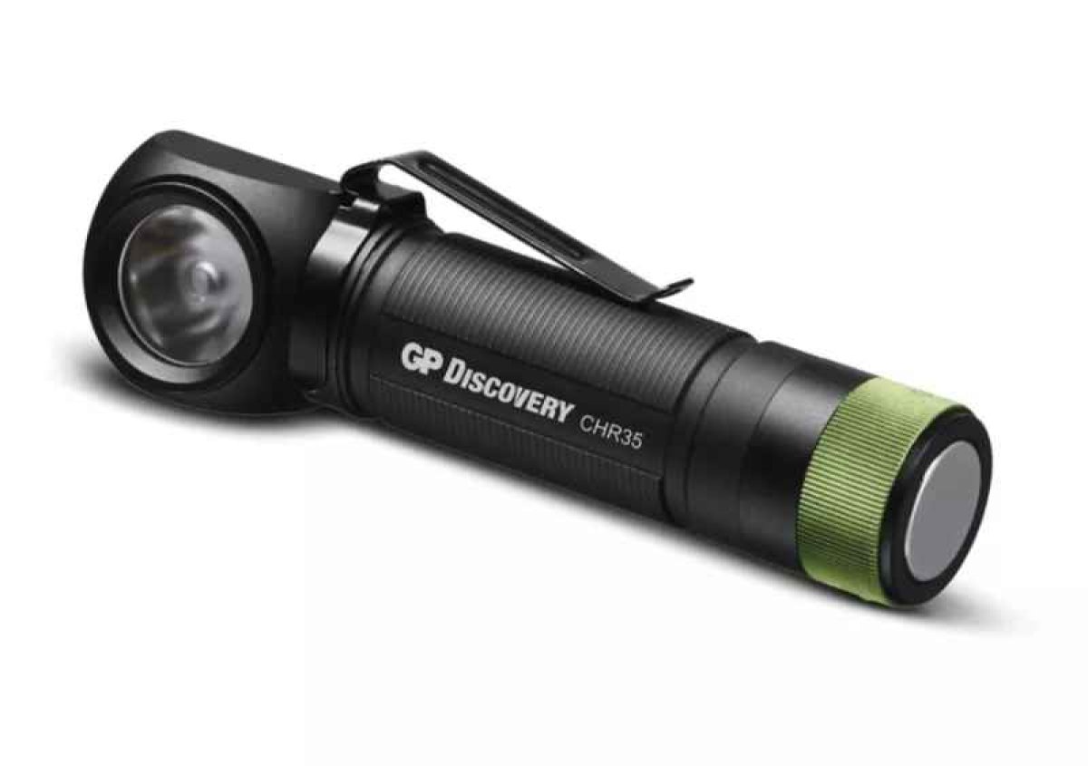 LED nabíjecí čelovka GP Discovery CHR35, 600 lm