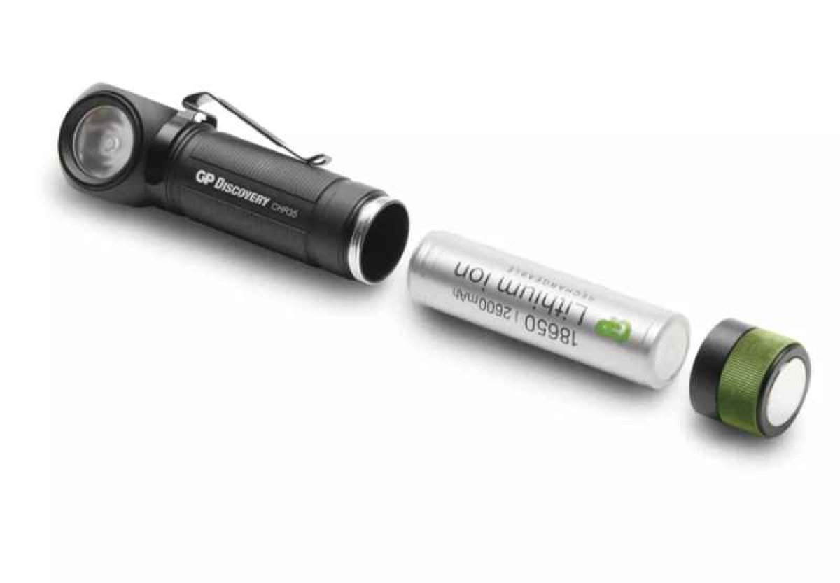 LED nabíjecí čelovka GP Discovery CHR35, 600 lm