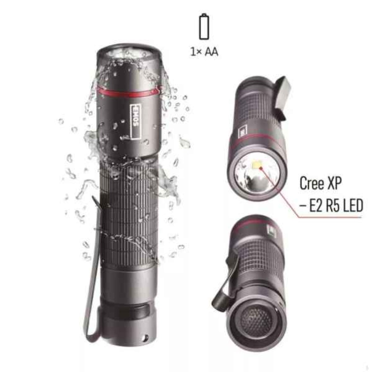 LED svítilna ULTBright 170lm, dosvit 100 m