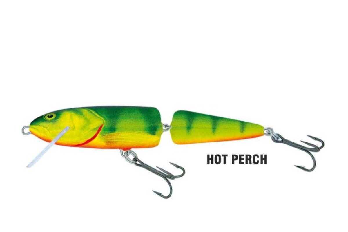 Limitovaná edice Salmo White Fish 13cm plovoucí-dvoudílný Hot Perch
