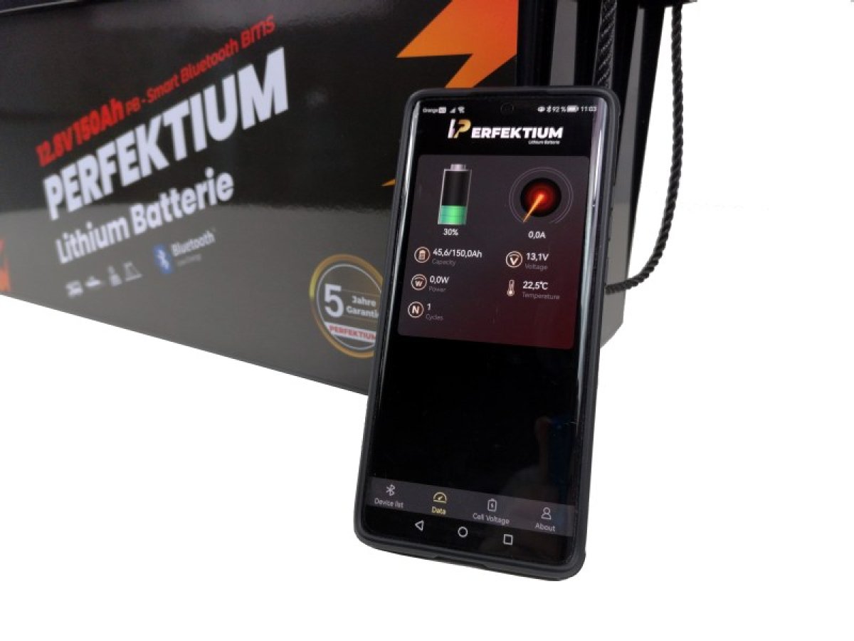 Lithiová baterie Perfectium PB 12,8V 150Ah Bluetooth