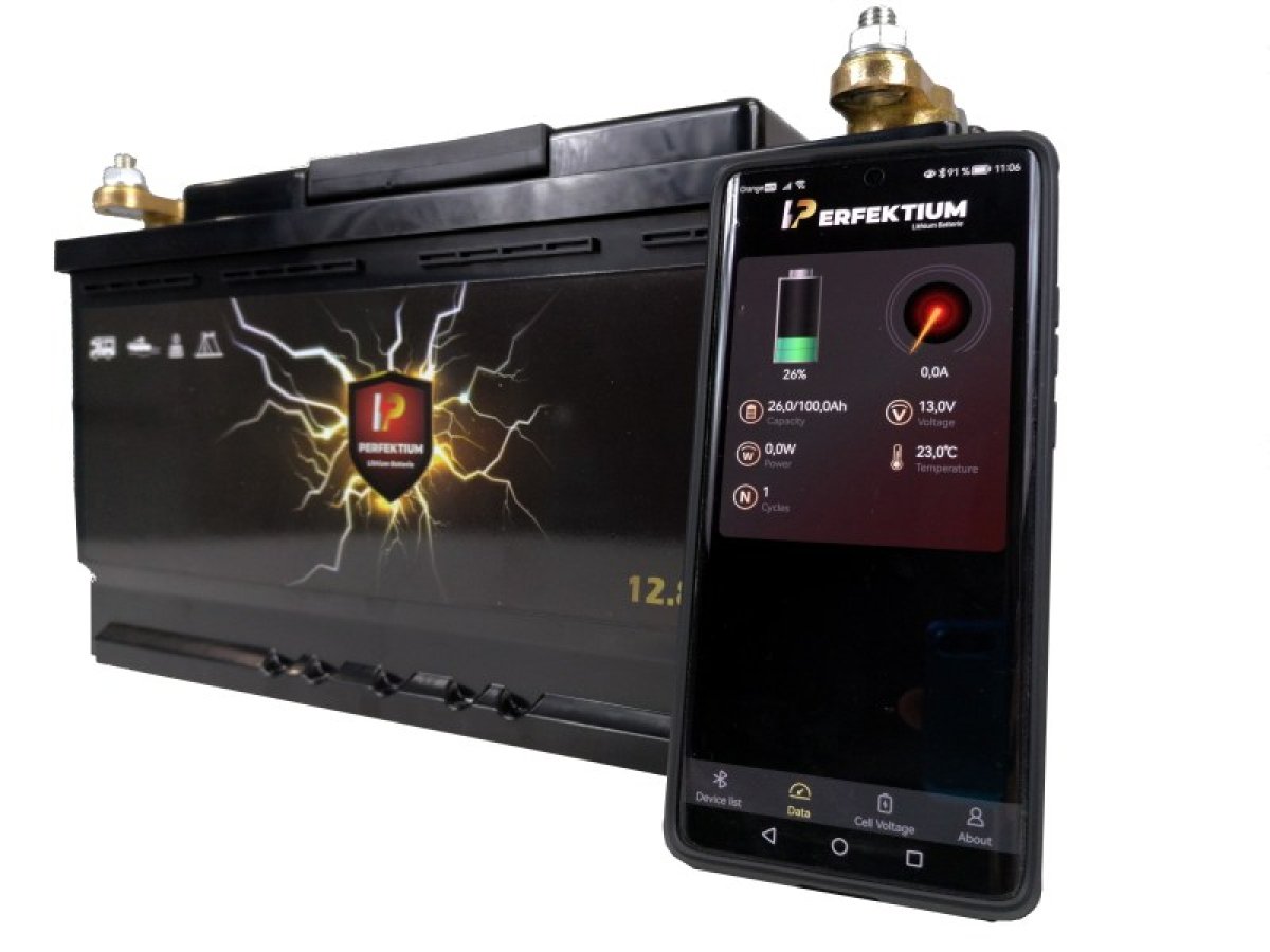 Lithiová baterie Perfectium PF 12.8V 100Ah Bluetooth
