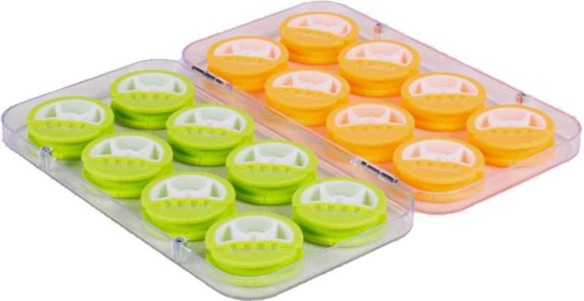 Magneticky organizer - 16ks cívek na návazce