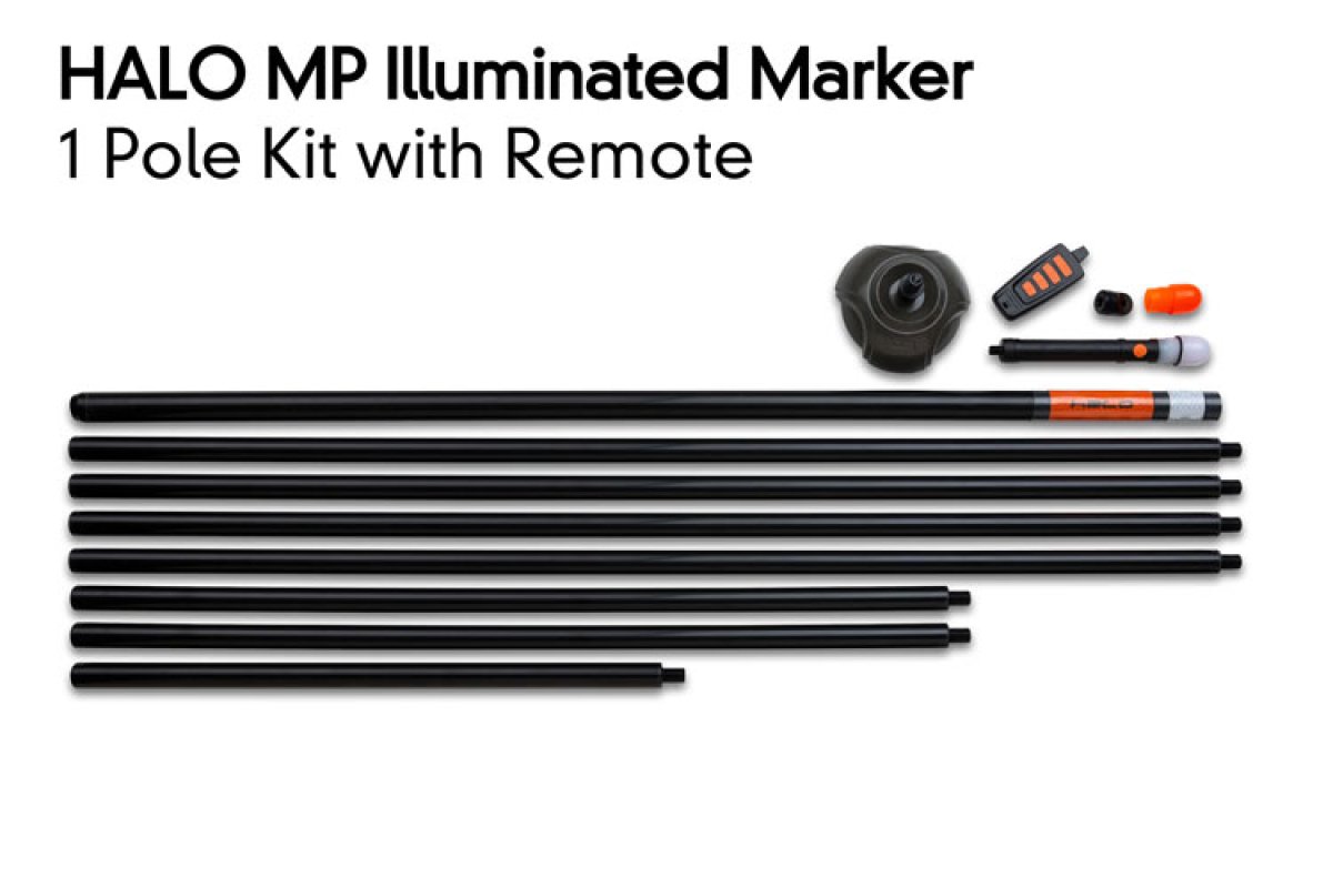 Marker Fox Halo Illuminated Marker Pole – 1 Pole Kit s dálovým ovladačem