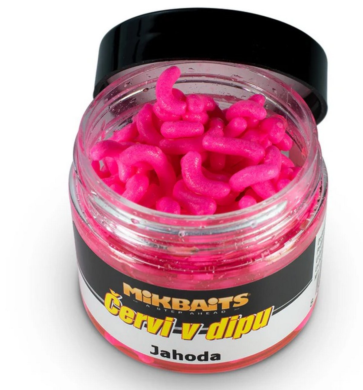 Mikbaits Červi v dipu 50ml - Jahoda