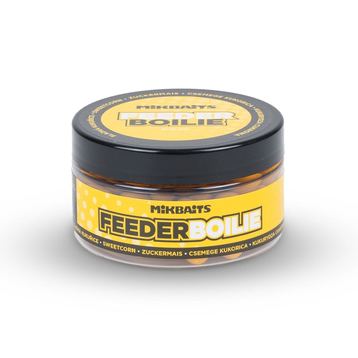 Mikbaits Feeder boilie 100ml Sladká kukuřice - 8 + 12 mm